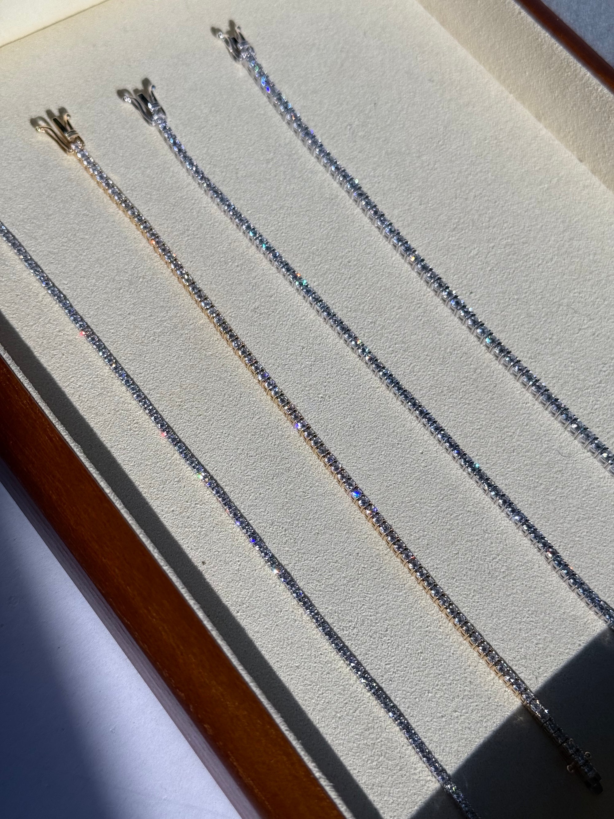 2CTW UP TO 5CTW TENNIS BRACELET